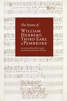 The Poems of William Herbert, Third Earl of Pembroke : Volume 42