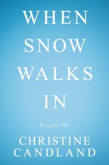 When Snow Walks In : Poems By