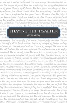 Praying the Psalter (FOR MEN)