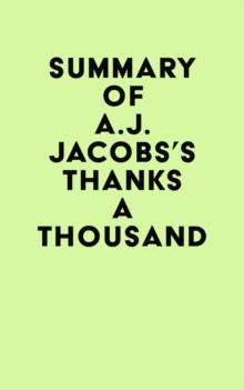 Summary of A.J. Jacobs's Thanks A Thousand