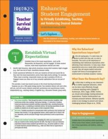 Enhancing Student Engagement by Virtually Establishing, Teaching, and Reinforcing Desired Behavior