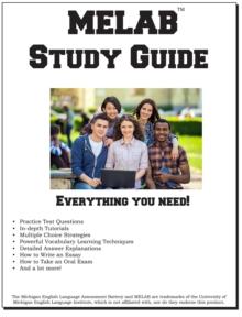 MELAB Study Guide : A complete Study Guide with Practice Test Questions