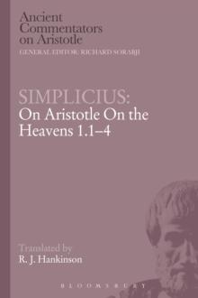 Simplicius: On Aristotle On the Heavens 1.1-4