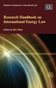 Research Handbook on International Energy Law