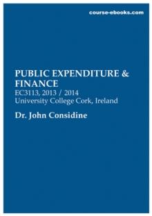 Public Expenditure & Finance : EC3113, 2013 / 2014 University College Cork