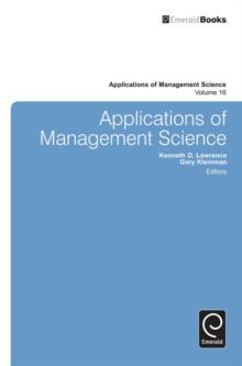 Applications of Management Science