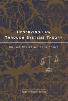 Observing Law through Systems Theory