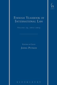 Finnish Yearbook of International Law, Volume 23, 2012-2013