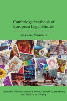 Cambridge Yearbook of European Legal Studies, Vol 16 2013-2014