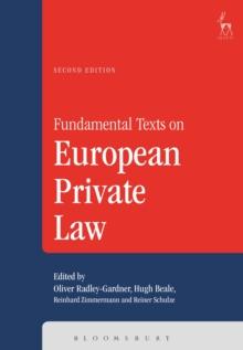 Fundamental Texts on European Private Law