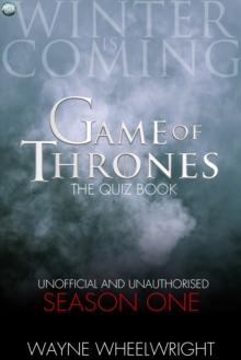 Game Of Thrones The Quiz Book -  Season One