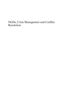 NGOs, Crisis Management and Conflict Resolution