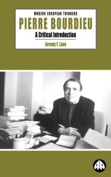 Pierre Bourdieu : A Critical Introduction