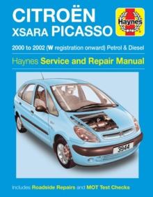 Citroen Xsara Picasso Petrol & Diesel (00 - 02) Haynes Repair Manual