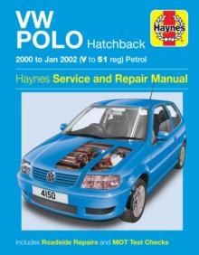 VW Polo Hatchback Petrol (00 - Jan 02) Haynes Repair Manual : 00-02