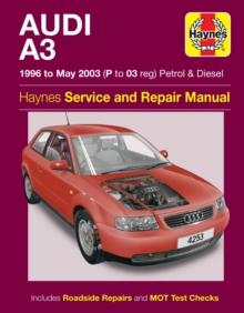 Audi A3 Petrol & Diesel (96 - May 03) Haynes Repair Manual : 96-03