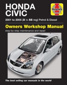 Honda Civic Petrol & Diesel (01 - 05) Haynes Repair Manual