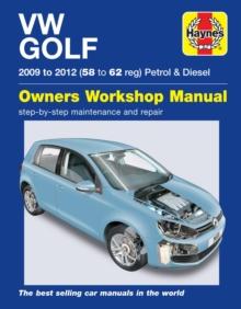 VW Golf Petrol And Diesel (09 - 12) 58 To 62