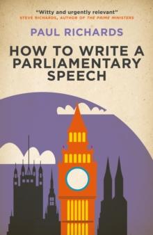 How to Write a Parliamentary Speech