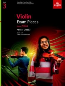 Violin Exam Pieces from 2024, ABRSM Grade 3, Violin Part & Piano Accompaniment