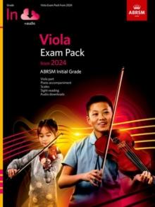 Viola Exam Pack from 2024, Initial Grade, Viola Part, Piano Accompaniment & Audio