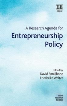 Research Agenda for Entrepreneurship Policy