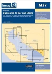 Imray Chart M27 : Dubrovnik to Bar and Ulcinj