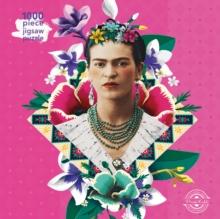 Adult Jigsaw Puzzle Frida Kahlo Pink : 1000-piece Jigsaw Puzzles