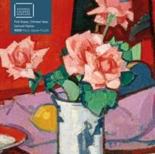 Adult Jigsaw Puzzle National Galleries Scotland - Samuel Peploe: Pink Roses, Chinese Vase : 1000-piece Jigsaw Puzzles