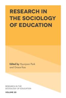 Research in the Sociology of Education