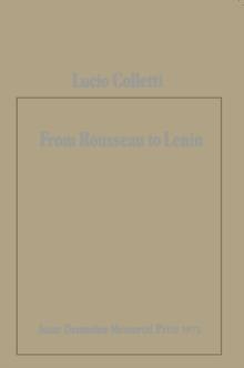 From Rousseau to Lenin