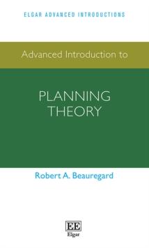 Advanced Introduction to Planning Theory