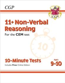 11+ CEM 10-Minute Tests: Non-Verbal Reasoning - Ages 9-10 (with Online Edition)