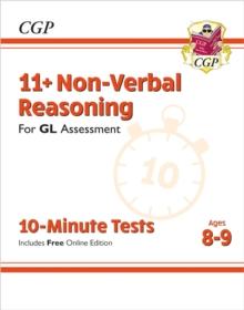 11+ GL 10-Minute Tests: Non-Verbal Reasoning - Ages 8-9 (with Online Edition)