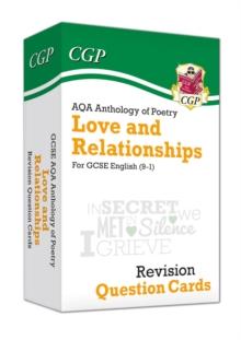 GCSE English: AQA Love & Relationships Poetry Anthology - Revision Question Cards