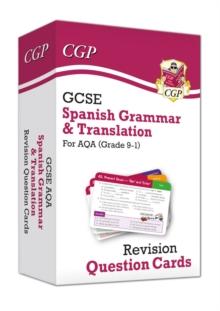 GCSE AQA Spanish: Grammar & Translation Revision Question Cards (For exams in 2024 and 2025)