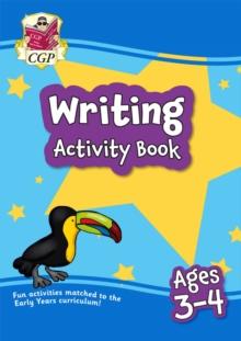 Writing Activity Book For Ages 3-4 (Preschool)