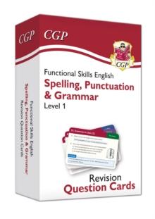 Functional Skills English Revision Question Cards: Spelling, Punctuation & Grammar - Level 1