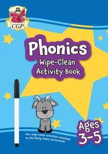 New Phonics Wipe-Clean Activity Book for Ages 3-5 (with pen)