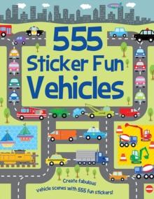 555 Sticker Fun - Vehicles Activity Book