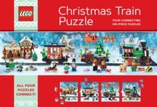 LEGO Christmas Train Puzzle : Four Connecting 100-Piece Puzzles