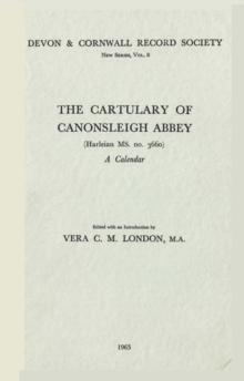 The Cartulary of Canonsleigh Abbey