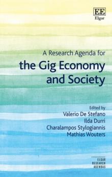 Research Agenda for the Gig Economy and Society