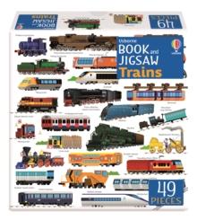 Usborne Book and Jigsaw Trains