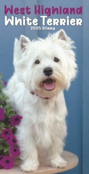 West Highland White Terriers Slim Diary 2025