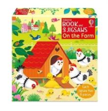 Usborne Book and 3 Jigsaws: On the Farm