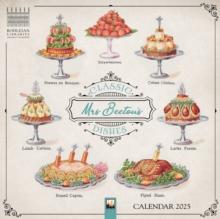 Bodleian Libraries: Mrs Beeton's Classic Dishes Wall Calendar 2025 (Art Calendar)