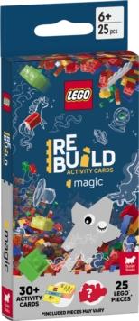 LEGO Books: ReBuild Activity Cards: Magic (with over 30 activity cards and 25 LEGO elements)