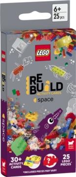 LEGO Books: ReBuild Activity Cards: Space (with over 30 activity cards and 25 LEGO elements)