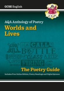 New GCSE English AQA Poetry Guide - Worlds & Lives Anthology inc. Online Edition, Audio & Quizzes